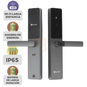 cerradura inteligente / wi fi / bluetooth / códigos temporales para visitantes